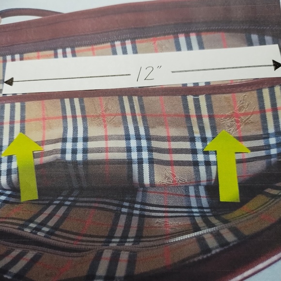 Vintage Burberry LeatherTote Bag. - Picture 16 of 16